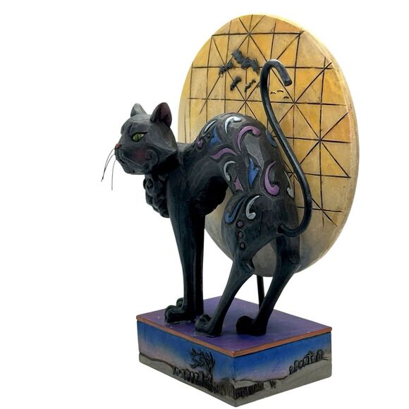 Jim Shore BAD LUCK Black Cat Halloween Figurine 4011059 Enesco Heartwood Creek - Picture 3 of 15